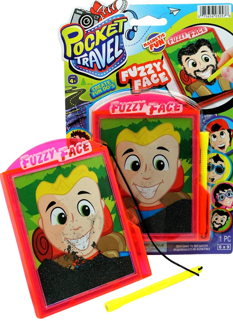 JA-RU Pocket Travel Toy Set (5 Toys) Kids Mini Handheld Games. Pinball Machine, Finger Basketball, Fishing Game, Magnetic Beard, & Small Tic Tac Toe. Party Favors. 3255-3258-3257-3205-3256p - Image 4